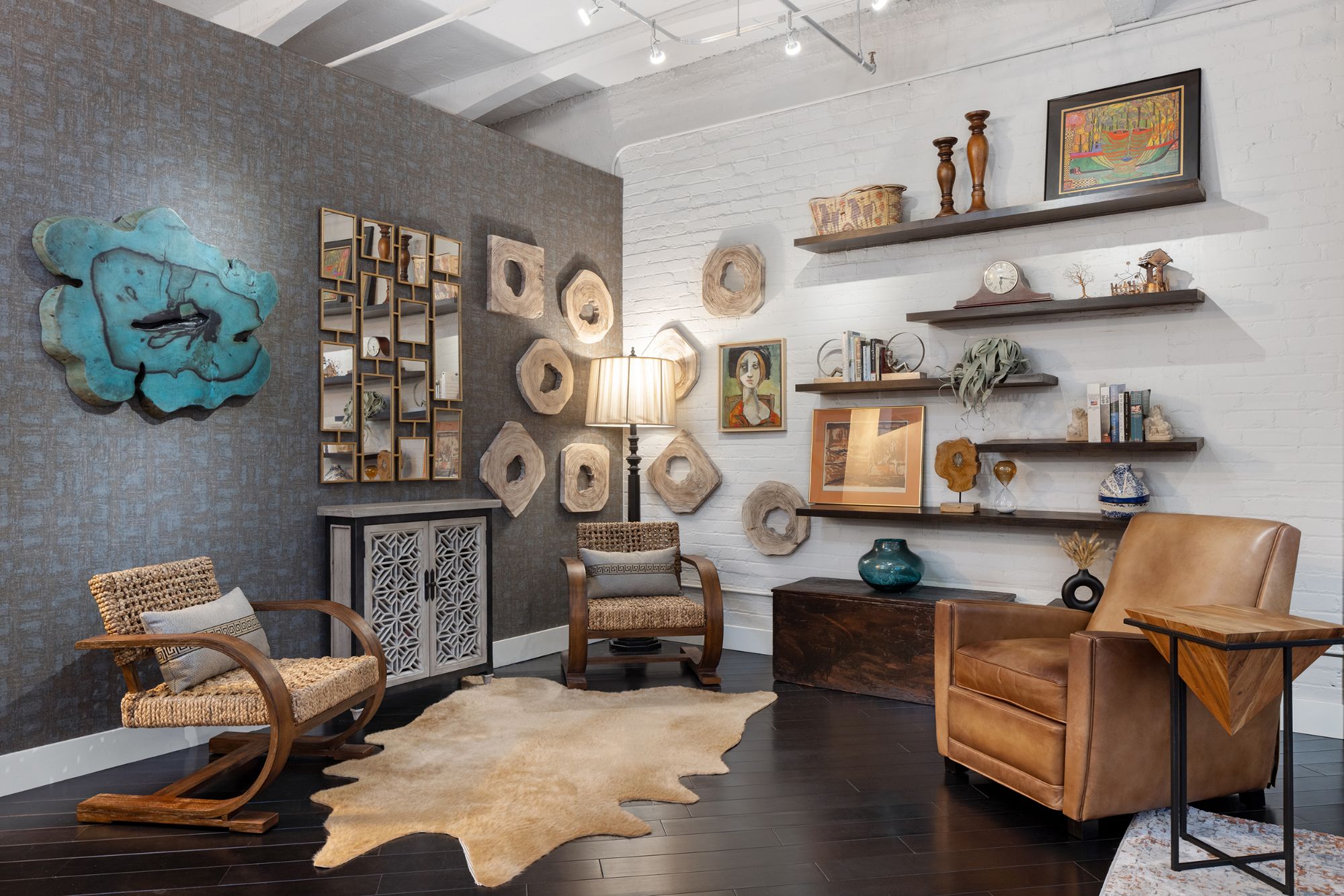 Eclectic Design with Different Textures and Materials